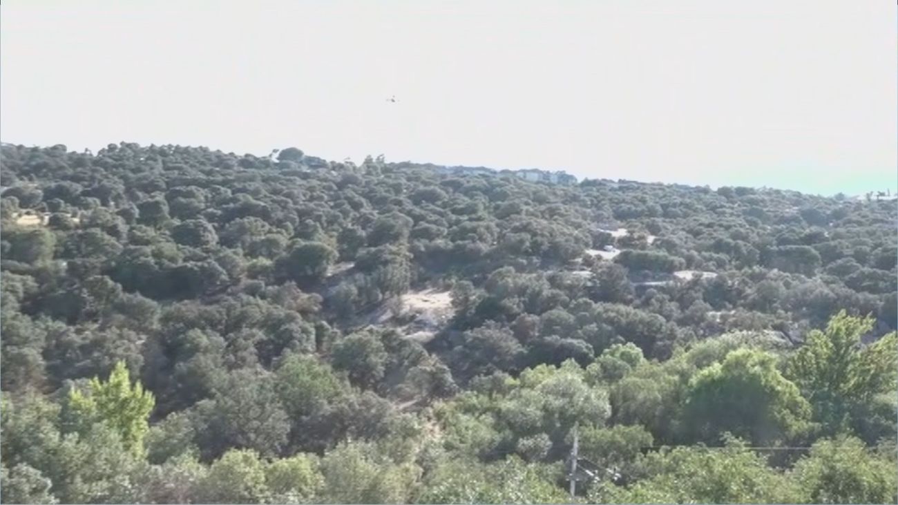 Un individuo provoca un incendio en Collado Villalba