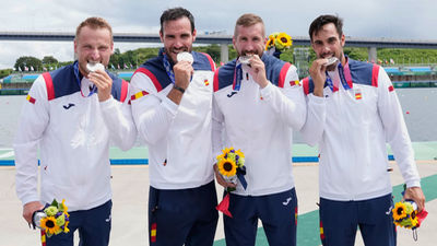 España se cuelga la plata olímpica en el K4 500