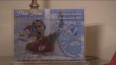 La familia de la alcorconera Pilar Peña celebra la plata en Waterpolo
