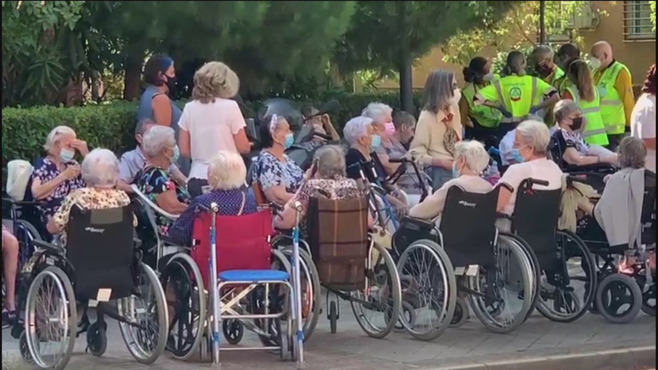 Incendio en un centro de mayores de Moratalaz