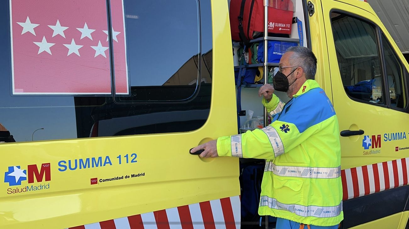 Un motorista grave en un accidente ocurrido en Fuenlabrada