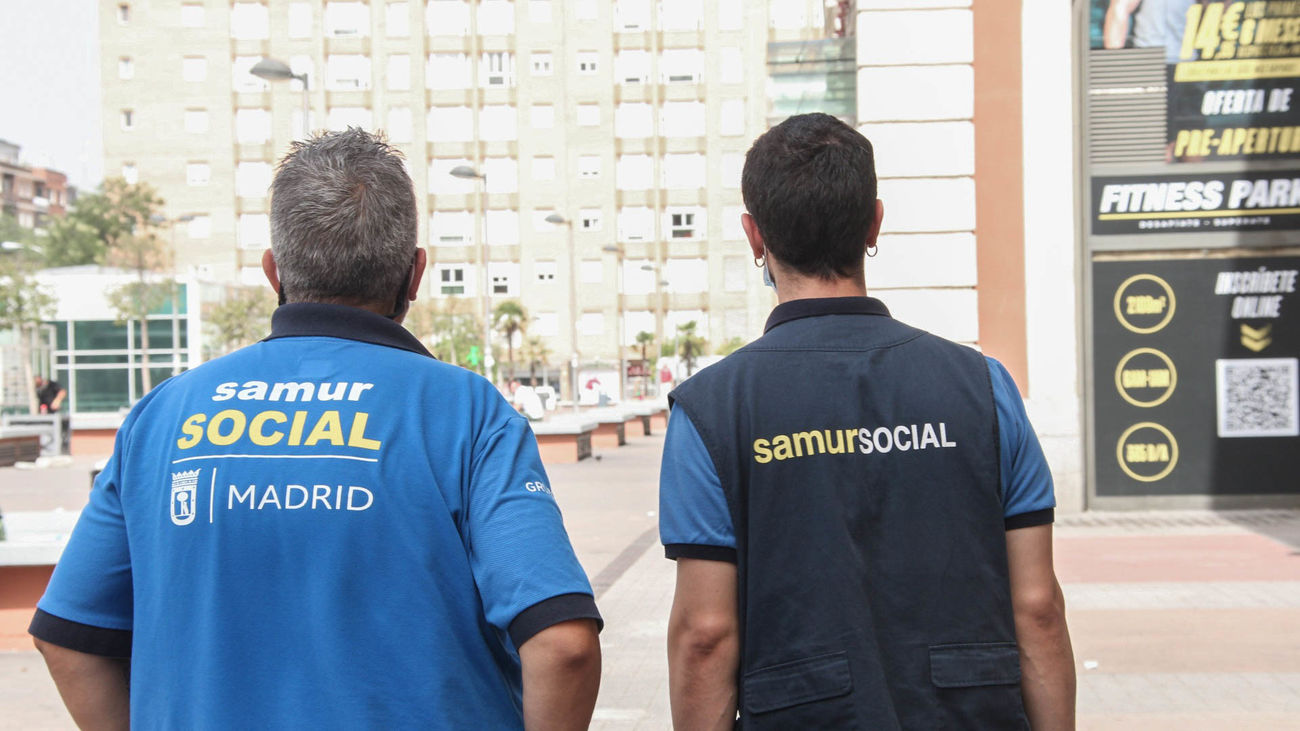 Dos trabajadores de Samur Social