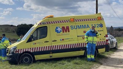 Herido grave un motorista tras perder el control cerca de Robledo de Chavela