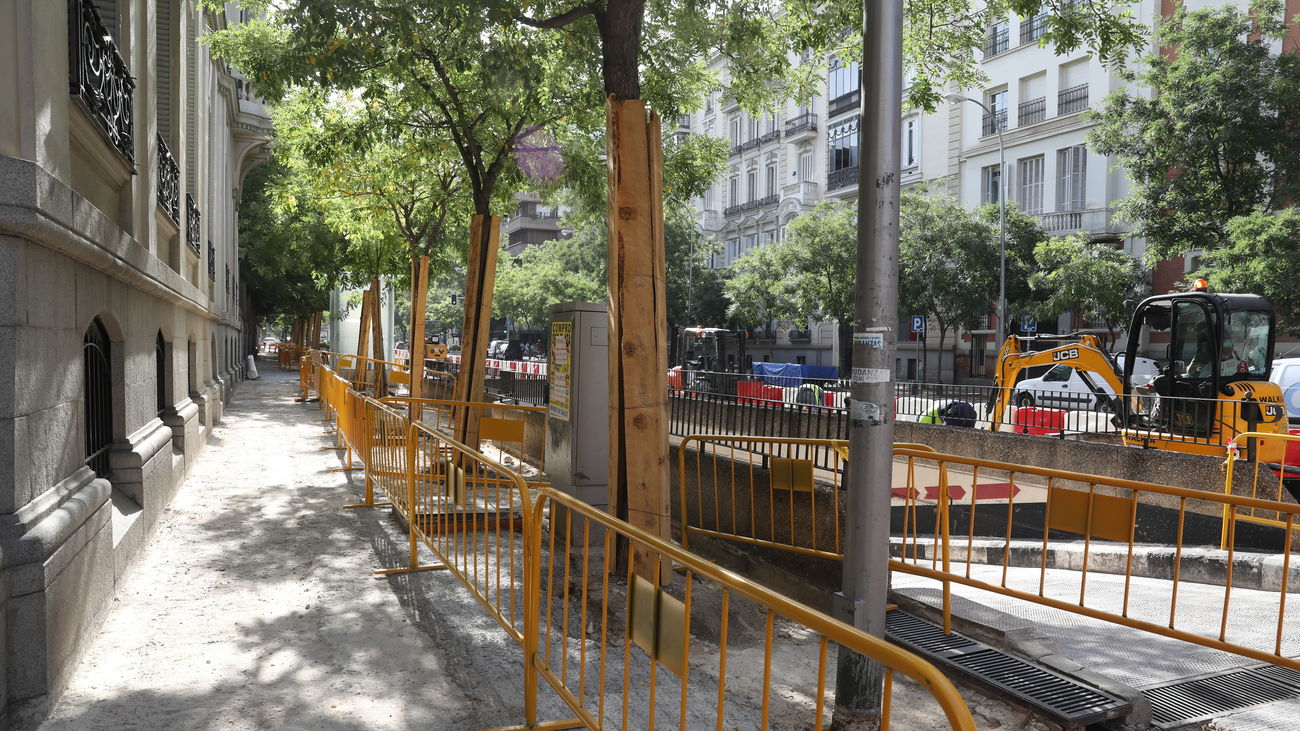 La calle Ortega y Gasset estará en obras hasta el próximo verano