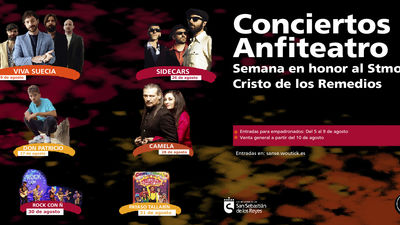 Sanse perfila un programa de festejos con conciertos de Sidecars, Don Patricio y Camela