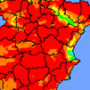 Casi toda España, en riesgo extremo de incendios forestales