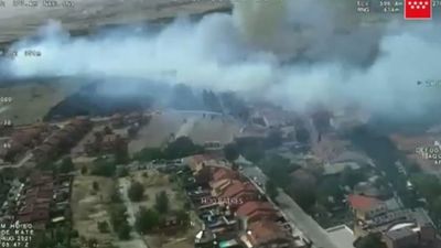 Los vecinos afectados por el incendio de Batres podrán presentar en un escrito los daños sufridos