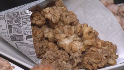 Gallinejas, uno de los platos más castizos