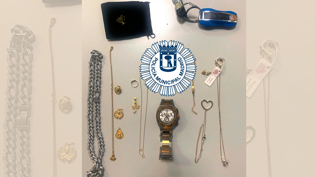 Detienen en Madrid a un menor que decía llevar 'joyas de su abuela' cuando en realidad eran robadas