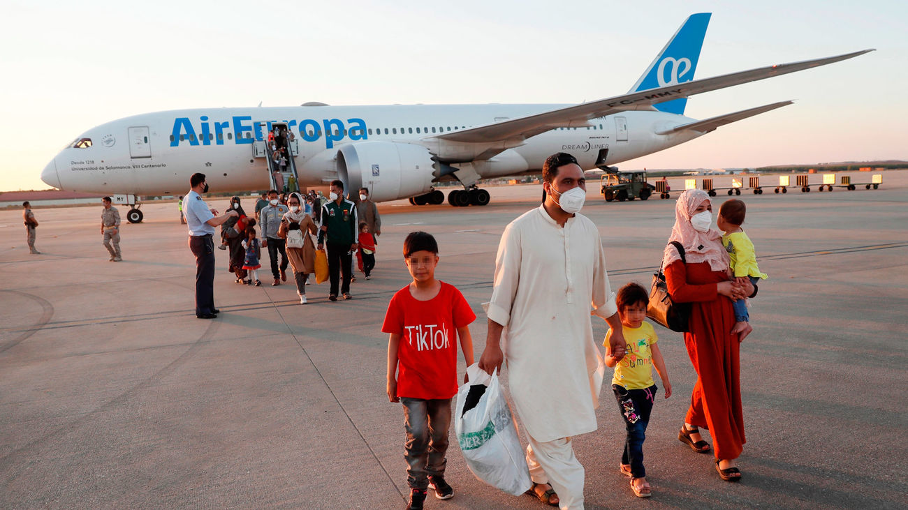 Llega a Madrid el segundo avión con 110 evacuados españoles y afganos