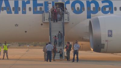 Aterriza en Torrejón el quinto avión con 36 evacuados más de Afganistán