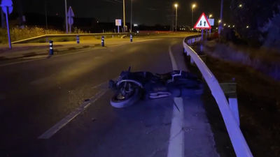 Amputan la pierna a un joven tras un accidente de moto en Colmenar Viejo