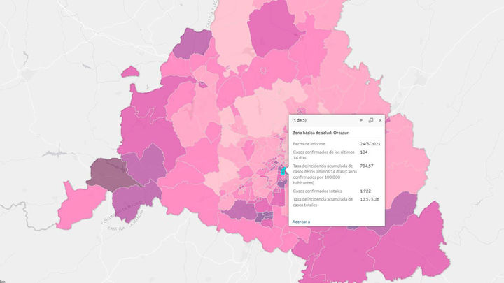 Orcasur, la zona de Salud con mayor índice Covid en Madrid / REDACCIÓN
