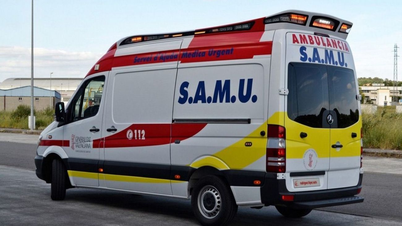 Una ambulancia del Samu en la Comunidad Valenciana
