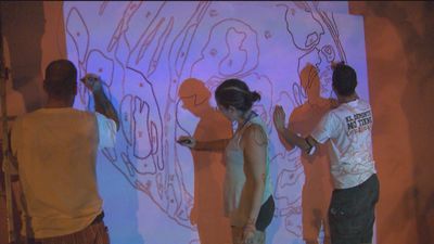 Comienza la restauración del mural feminista de Ciudad Lineal