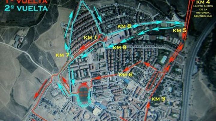 Recorrido de la carrera / AYUNTAMIENTO DE SAN AGUSTIN DE GUADALIX