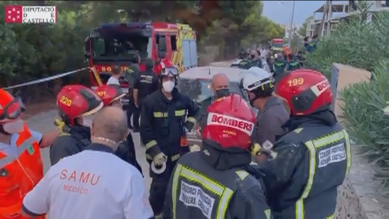Hablamos con Esther, testigo del derrumbe del edificio de Peñíscola
