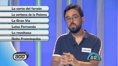 ¿Superarías este panel de 'Atrápame si puedes' sobre zarzuelas?