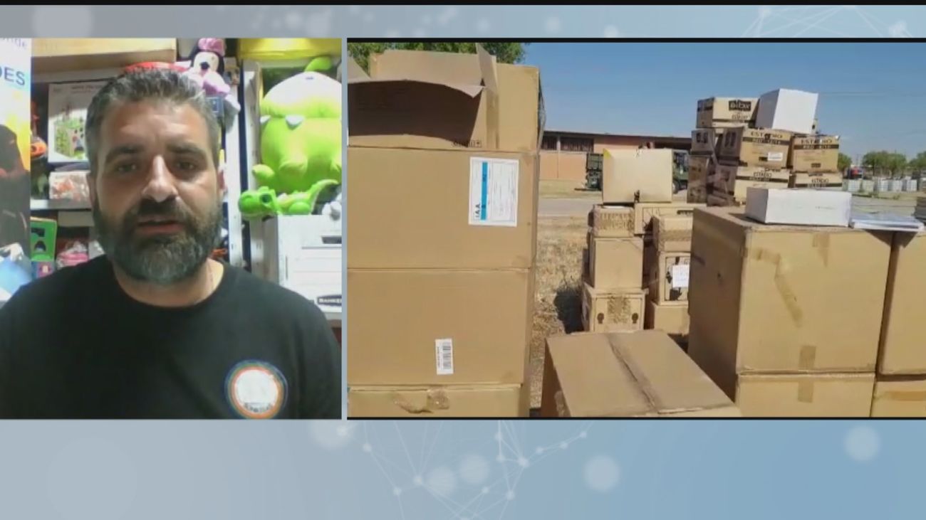 600 juguetes donados para los niños afganos en Torrejón de Ardoz
