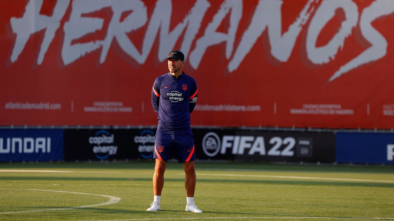 Simeone: "El plantel está muy bien compensado"