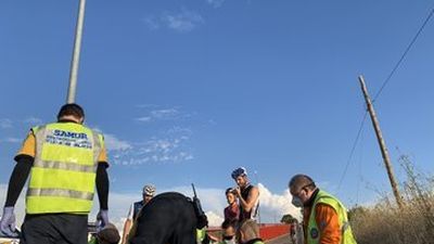 Un joven grave al ser atropellado por un ciclista en un carril bici de Madrid