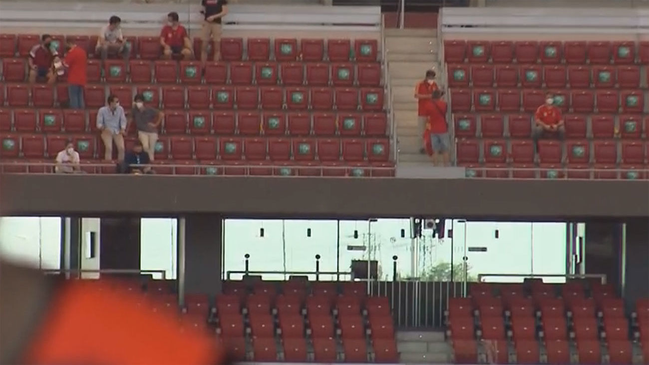 Control de aforo en  los estadios