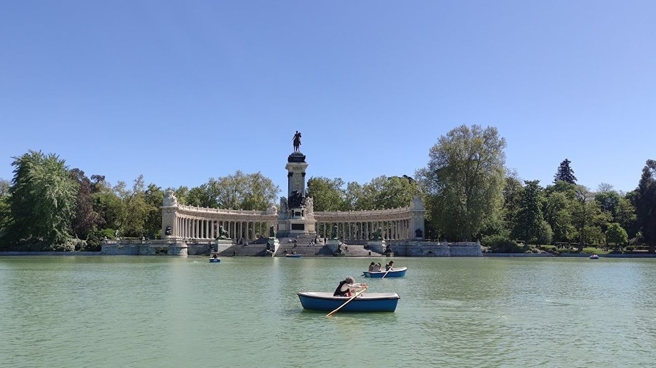 Estanque del parque de El Retiro