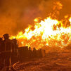 Un rayo provoca un incendio en una fábrica de compostaje en San Sebastián de los Reyes