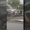 Una persecución policial termina en colisión en la Avenida de los Poblados de Madrid