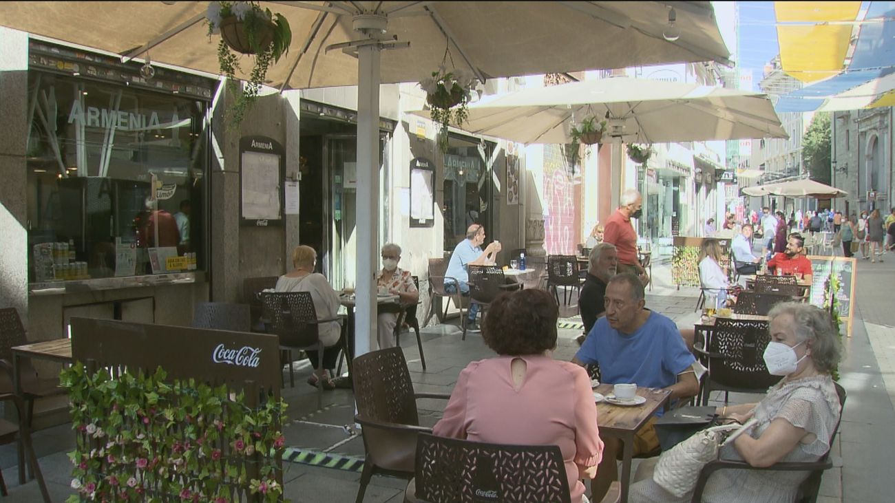 El comercio en en centro de Madrid se recupera al nivel de antes de la pandemia