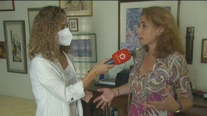 Mercedes, su hija, ha denunciado el acoso inmobiliario y el destrozo de la casa / TELEMADRID