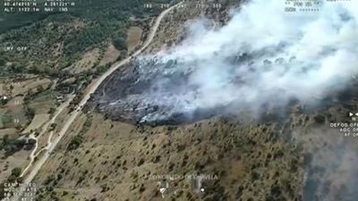 Controlan en 70 minutos un incendio forestal en Robledo de Chavela