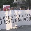 La Unión de Militares de Tropa (UMT) se concentra frente al Congreso para denunciar su situación precaria