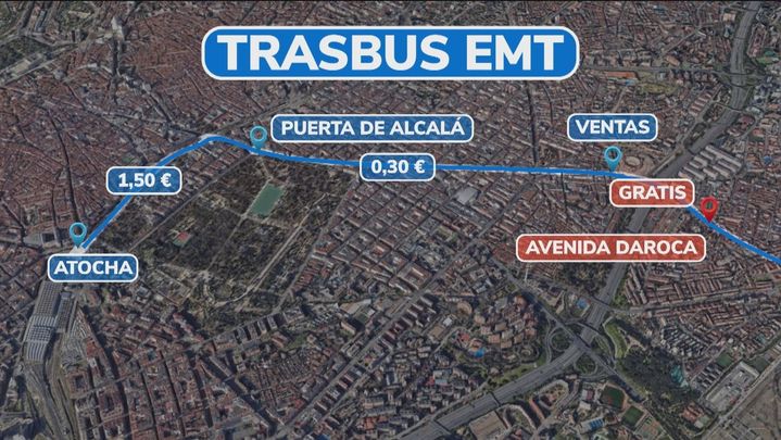 Lo que cuesta un viaje de Atocha a La Elipa con Transbus / REDACCIÓN