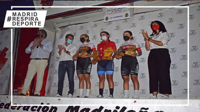 La Cabrera corona a las primeras ganadoras de la Liga Interautonómica de ciclismo femenino