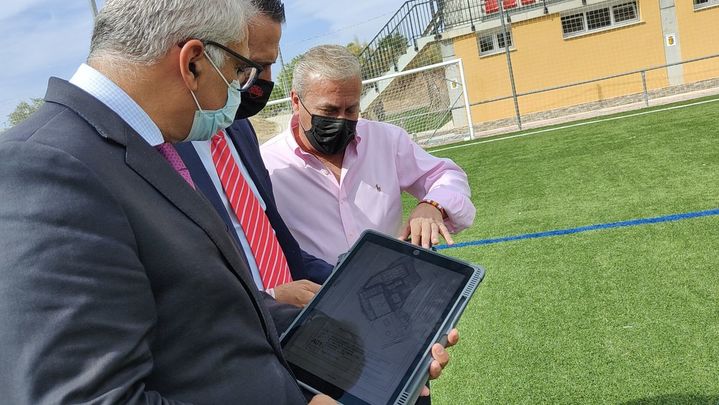 Carlos Izquierdo, en Cobeña / @carlosizqtorres