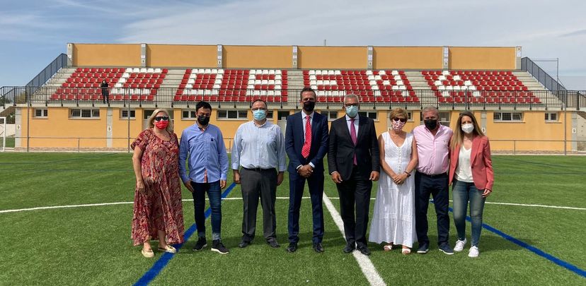 Inauguración del estadio municipal de Cobeña / @carlosizqtorres