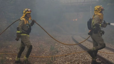 Los incendios de Lugo ya han arrasado unas 1.450 hectáreas y sigue activo el de Ribeira Sacra