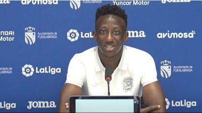 Konaté, del Fuenlabrada: "Soy agresivo pero también sé jugar"