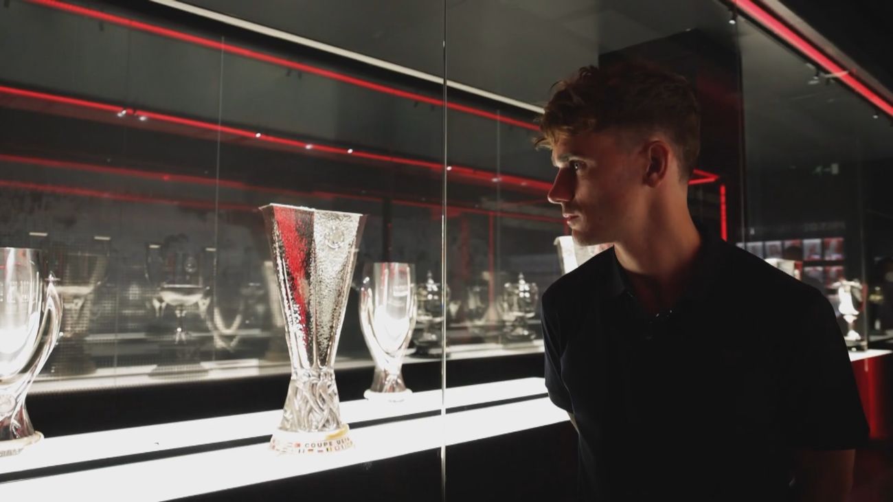 Griezmann se empapa de sentimiento rojiblanco