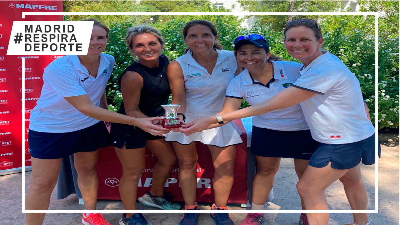 Club de Campo +40, subcampeón de España de tenis