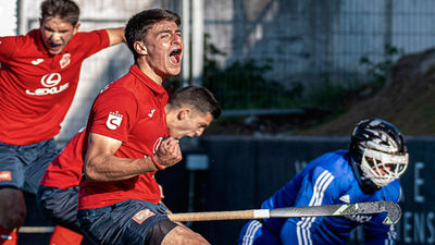 Sanse Complutense se lleva el derbi ante el Club de Camp en la liga de hockey