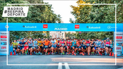 Más de 5.000 corredores en la carrera  popular solidaria Madrid Corre por Madrid