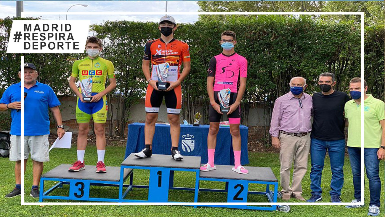 Marcos García se lleva el Trofeo Fiestas Patronales de Fuenlabrada de ciclismo