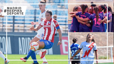 Vencen el Atleti al Real Madrid, el Madrid CFF al Tenerife y pierde el Rayo