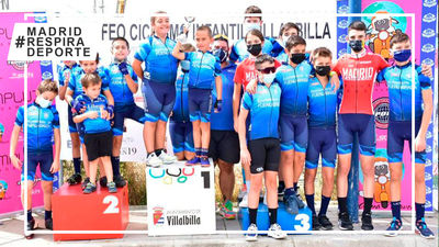 Dominio de la Unión Ciclista Fuenlabrada en el Trofeo de Ciclismo Infantil de Villalbilla