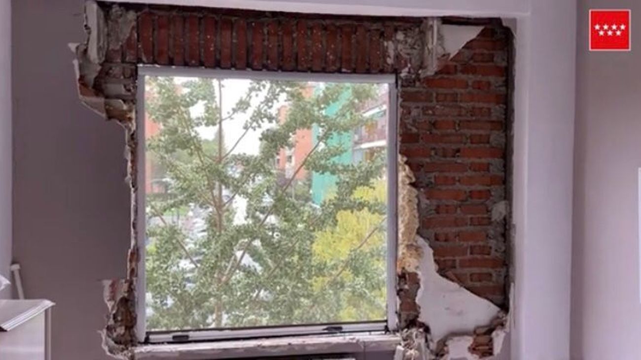 Un herido en una explosión de gas butano en una vivienda de Móstoles