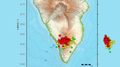 La Palma registra más de un centenar de pequeños terremotos esta noche