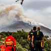 Controlado pero no extinguido el incendio de Sierra Bermeja en Málaga