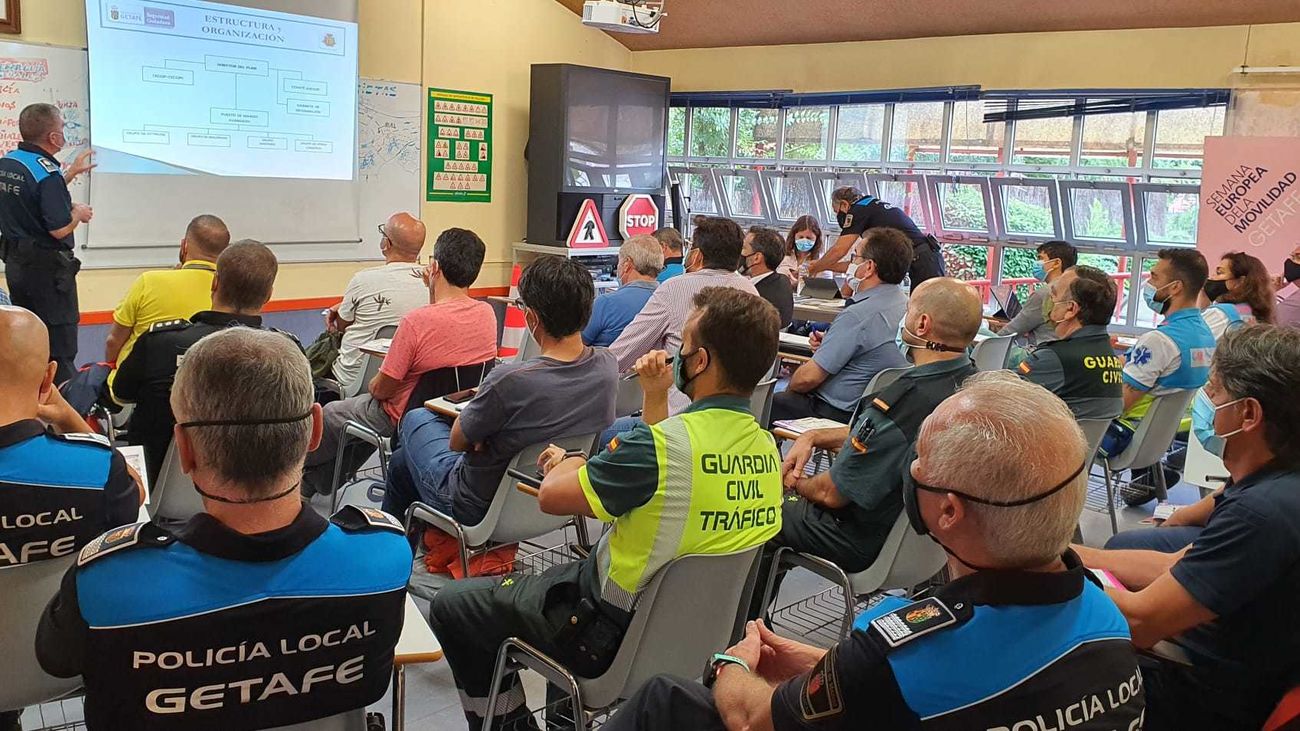 Policías Local, Policía Nacional y Guardia Civil de Getafe